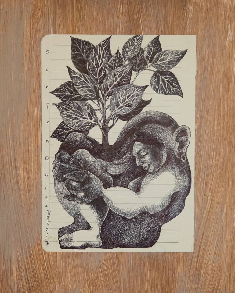 Print of Black & White Still Life Paintings by Samira Darya