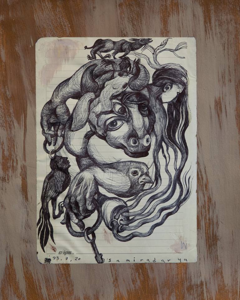 Print of Black & White Still Life Paintings by Samira Darya