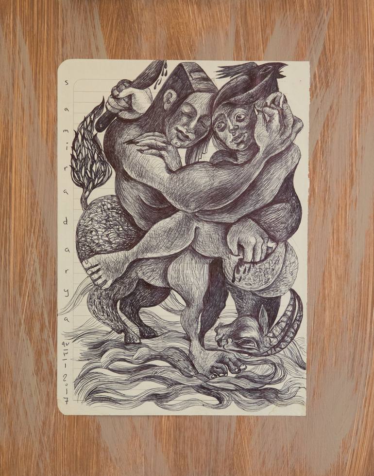 Print of Black & White Still Life Paintings by Samira Darya