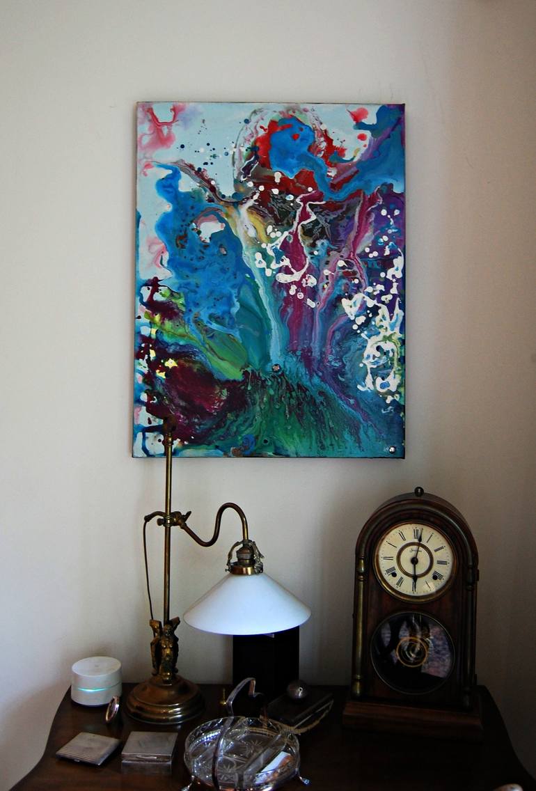 Original Abstract Nature Painting by Milena Weichelt