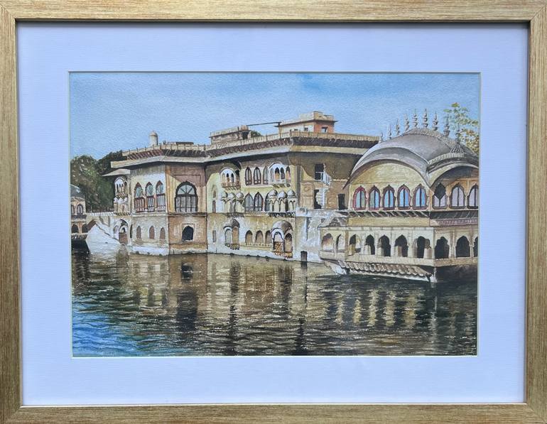 Original Architecture Painting by Aarushi Fatehpuria