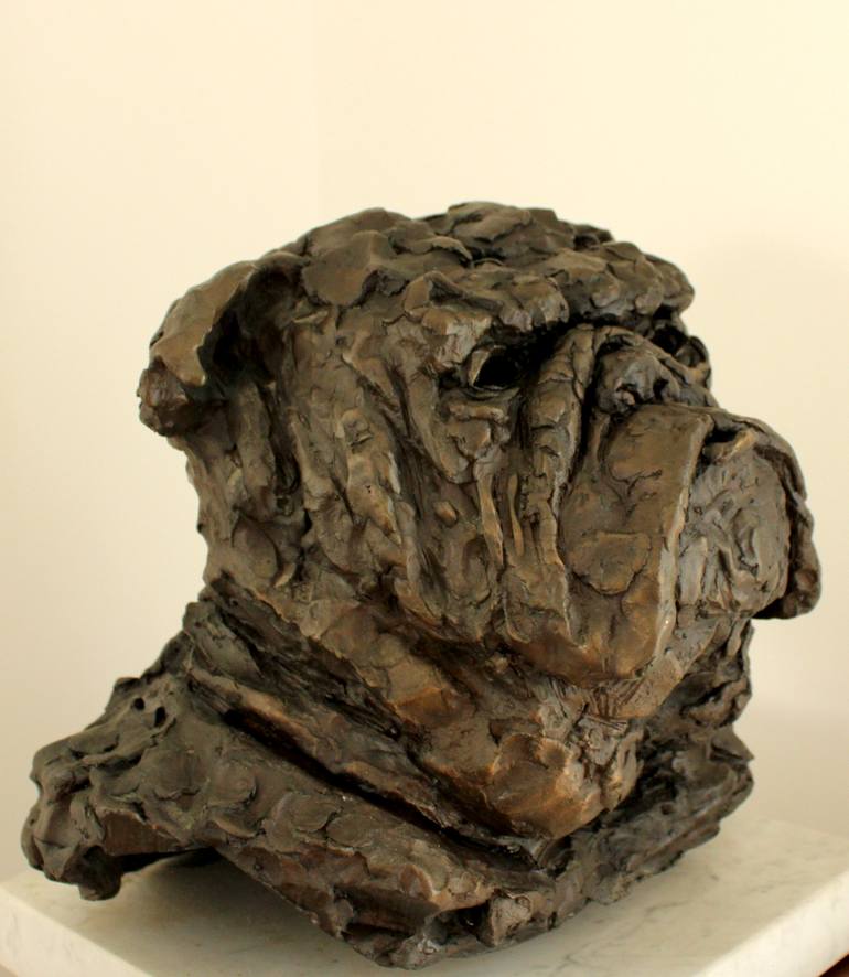 Original Figurative Dogs Sculpture by Tom Gabbay