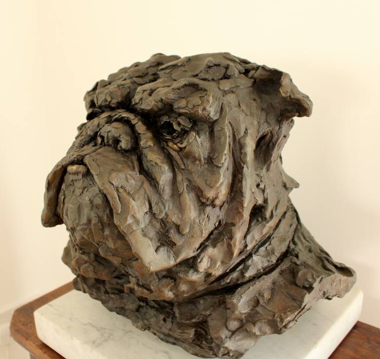 Original Figurative Dogs Sculpture by Tom Gabbay