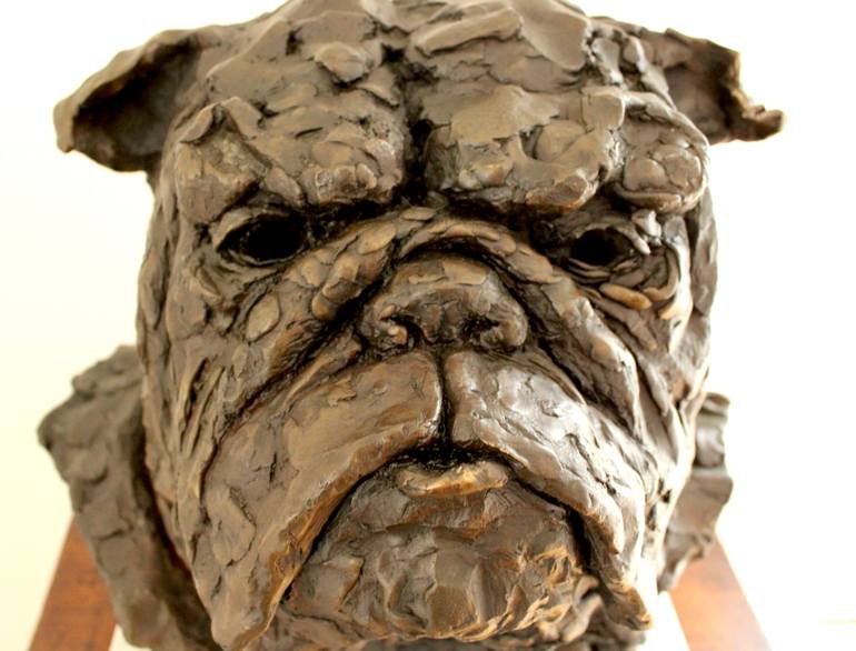 Original Figurative Dogs Sculpture by Tom Gabbay