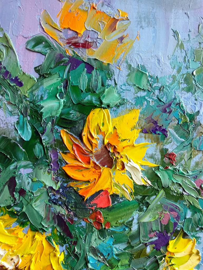 Original Modern Floral Painting by Sviatlana Ivanenko