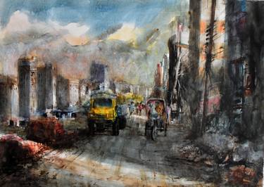 Original Fine Art Cities Paintings by Ahsan Habib