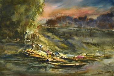 Original Fine Art Landscape Paintings by Ahsan Habib