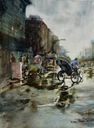 Rainy Day of Dhaka city thumb