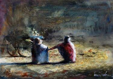 Original Fine Art Rural life Paintings by Ahsan Habib