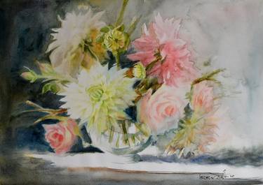 Original Floral Paintings by Ahsan Habib