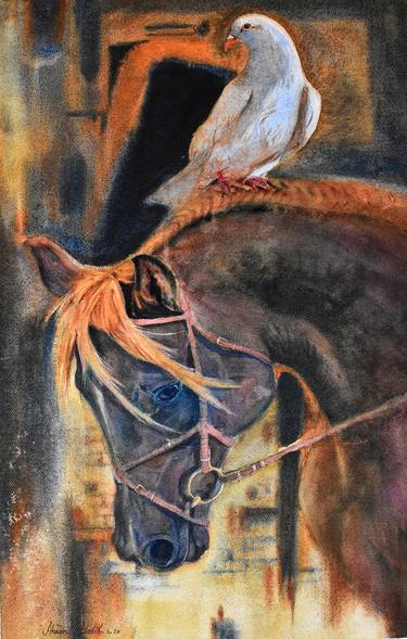 Original Fine Art Animal Paintings by Ahsan Habib