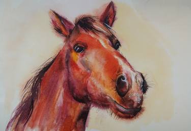 Print of Realism Animal Paintings by olga markichova