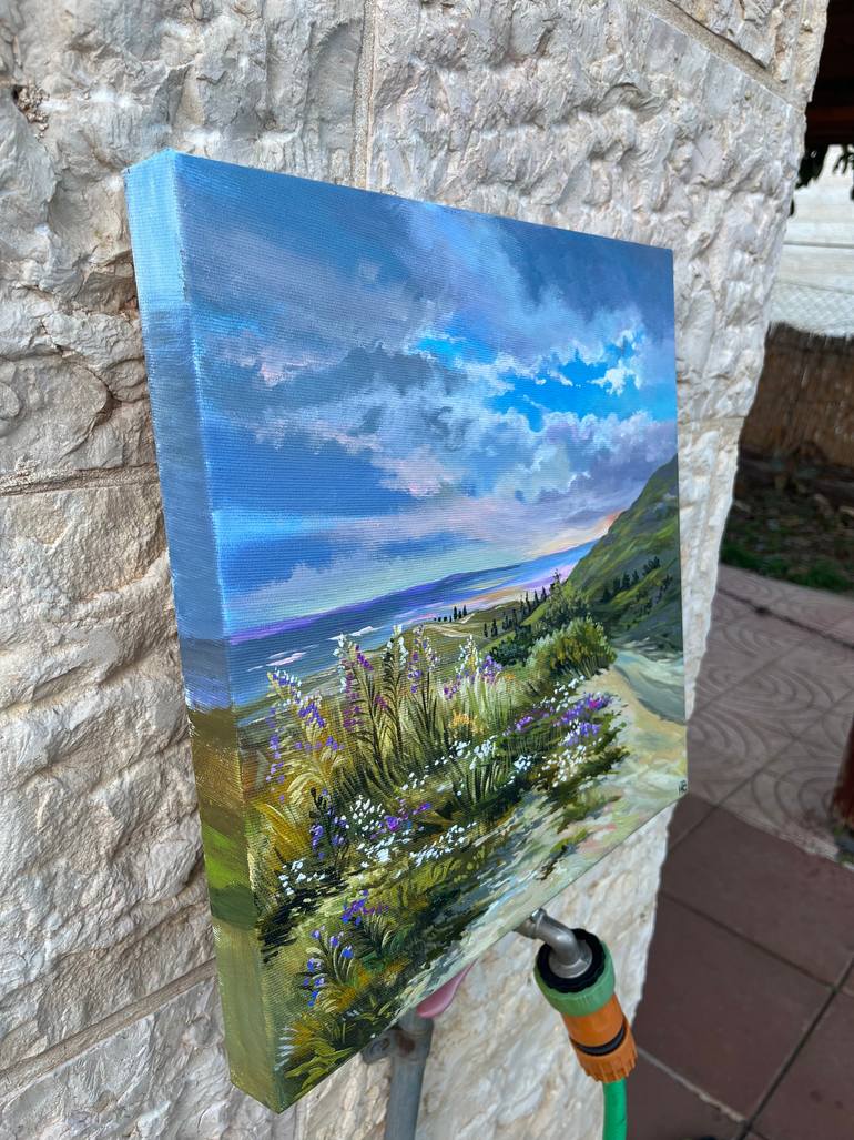 Original Impressionism Landscape Painting by Maria Kireev