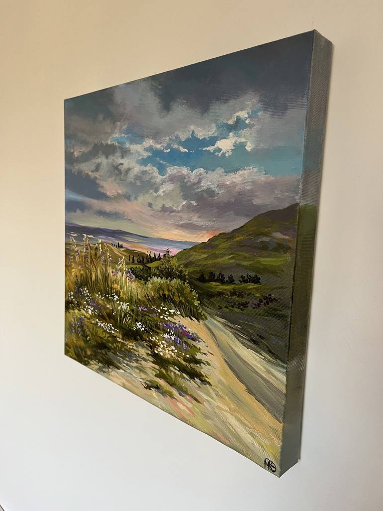 Original Impressionism Landscape Painting by Maria Kireev