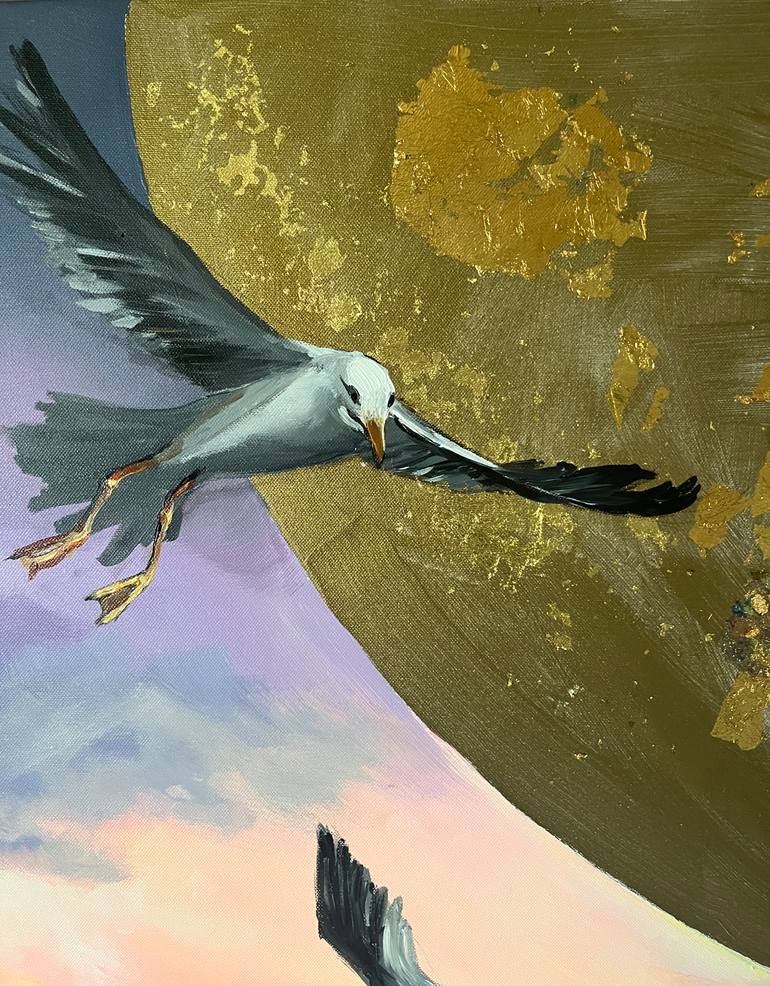 Original Expressionism Nature Painting by Maria Kireev