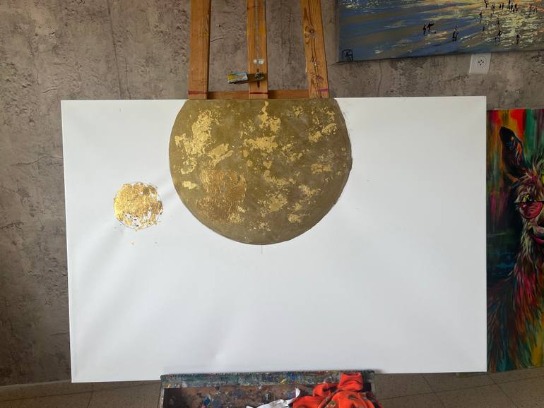 Original Expressionism Nature Painting by Maria Kireev