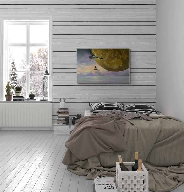 Original Expressionism Nature Painting by Maria Kireev