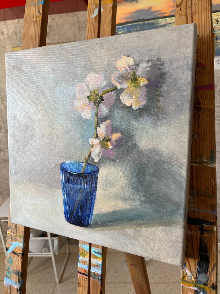 Original Impressionism Botanic Painting by Maria Kireev