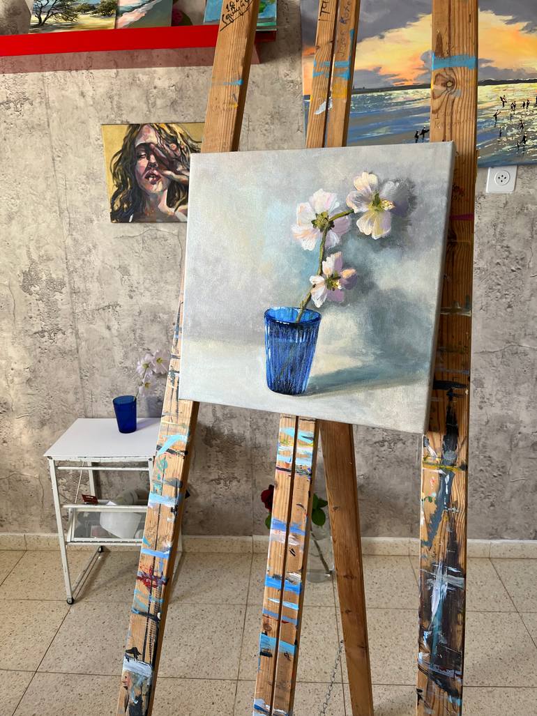 Original Impressionism Botanic Painting by Maria Kireev