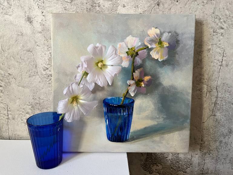 Original Impressionism Botanic Painting by Maria Kireev