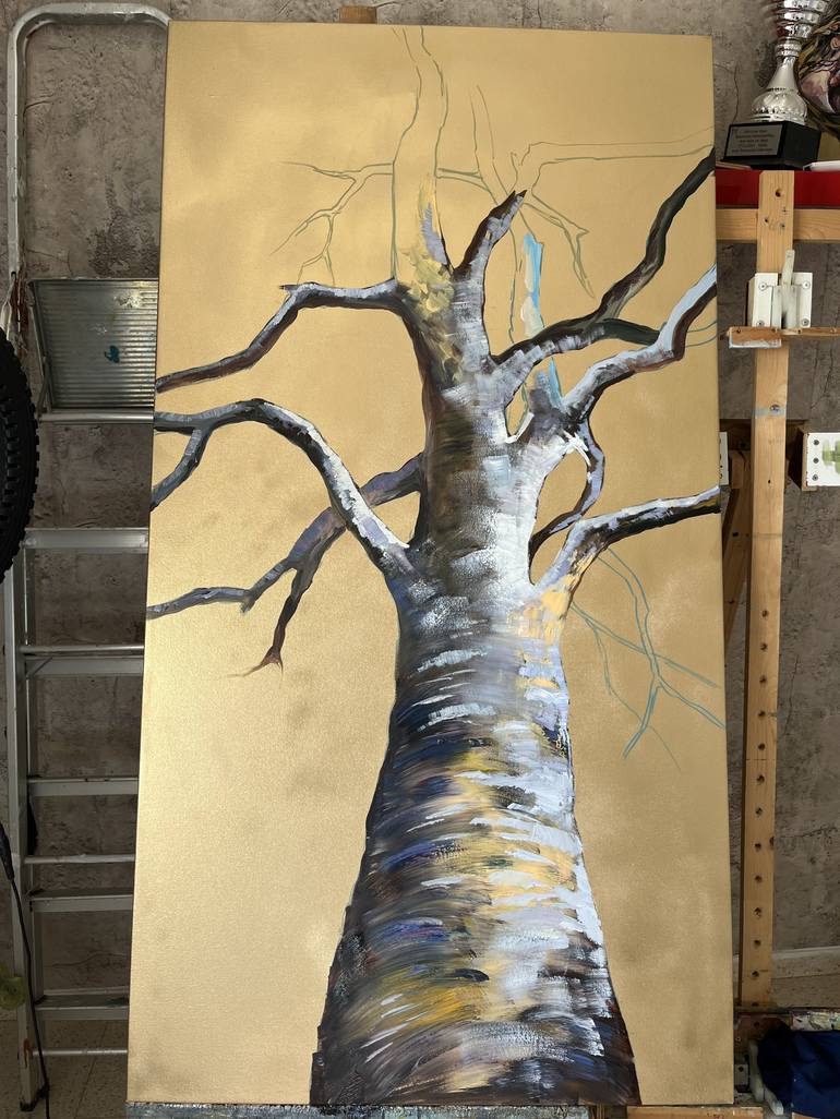 Original Tree Painting by Maria Kireev