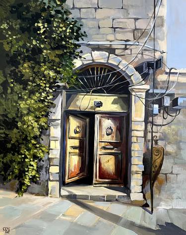 Original Architecture Paintings by Maria Kireev