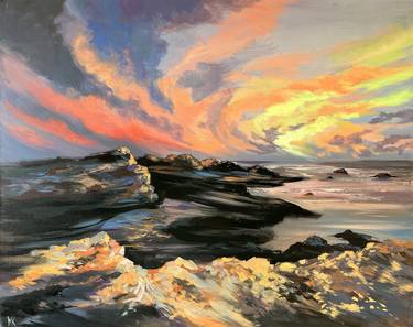 Original Seascape Paintings by Maria Kireev