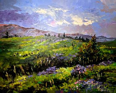 Original Expressionism Landscape Paintings by Maria Kireev