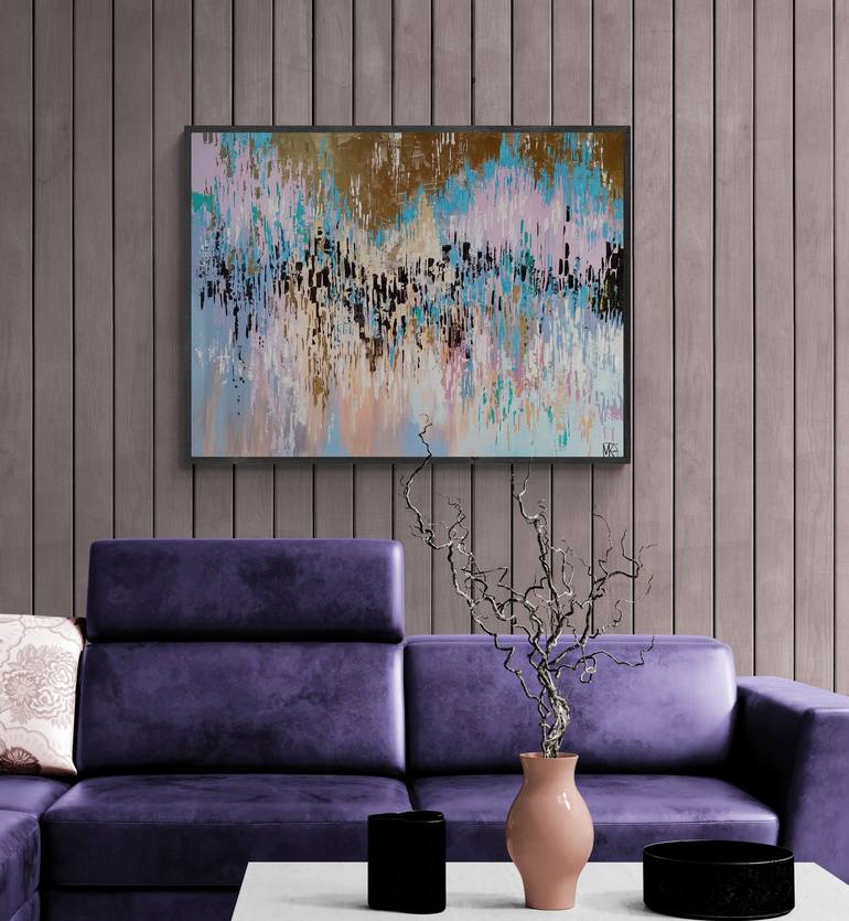 Original Abstract Expressionism Abstract Painting by Maria Kireev