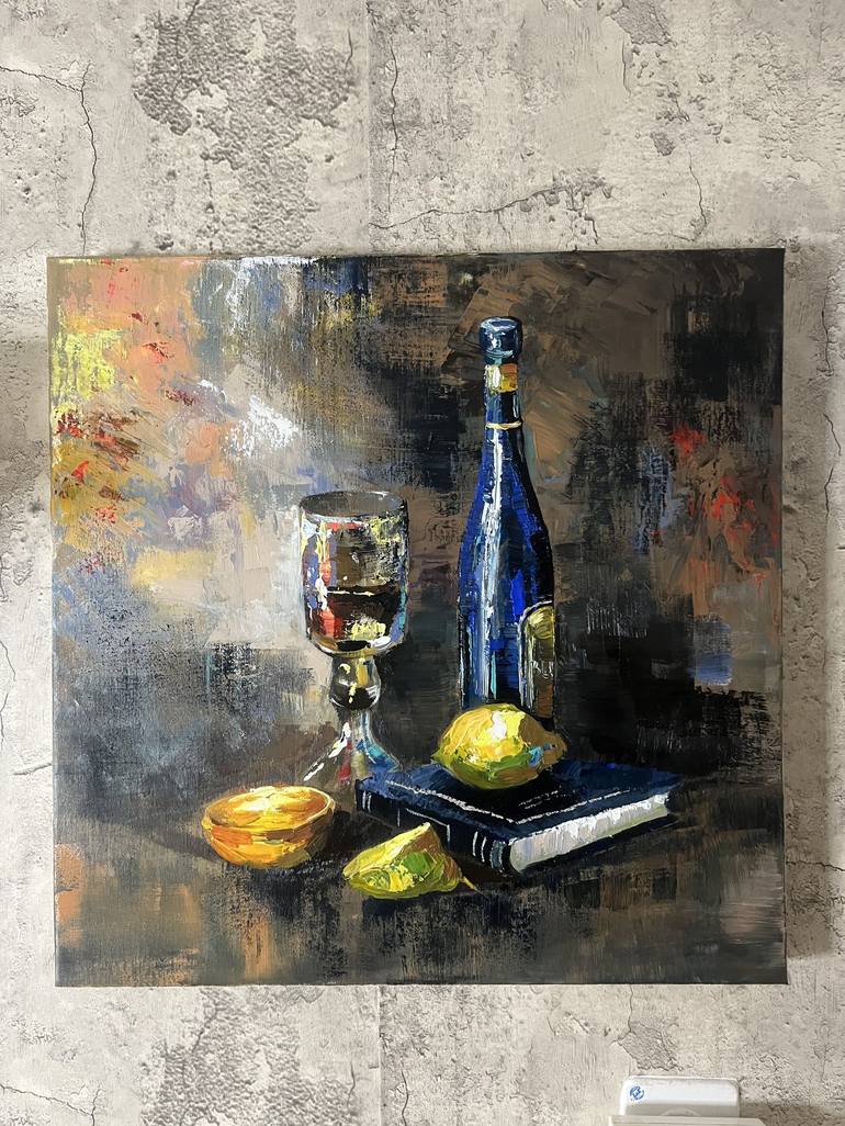 Original Expressionism Still Life Painting by Maria Kireev