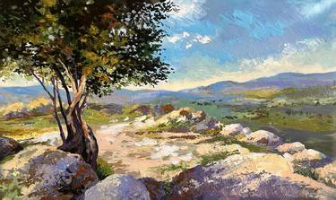 Print of Impressionism Landscape Paintings by Maria Kireev