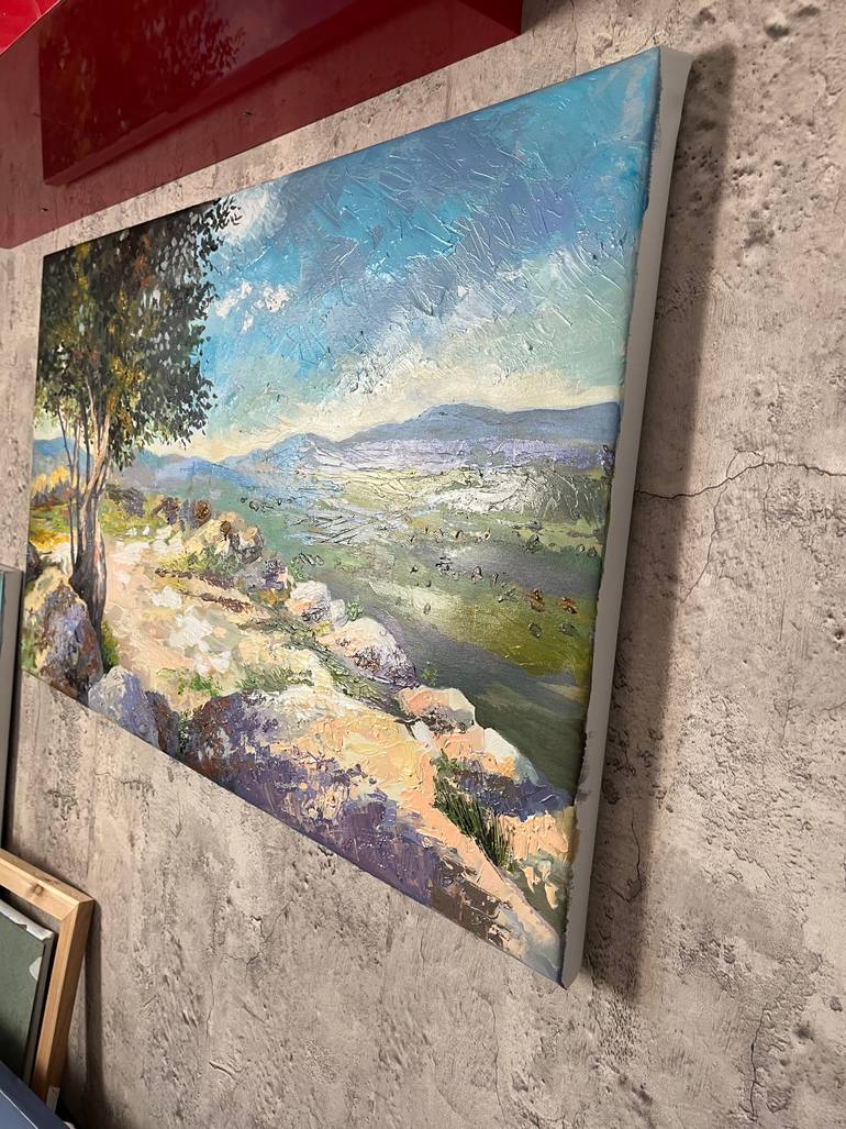 Original Expressionism Landscape Painting by Maria Kireev