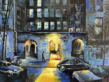 Print of Expressionism Cities Paintings by Maria Kireev