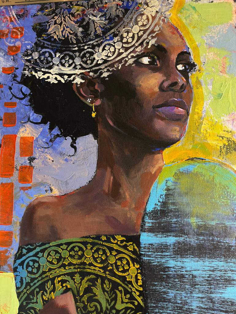 Original Figurative People Painting by Maria Kireev