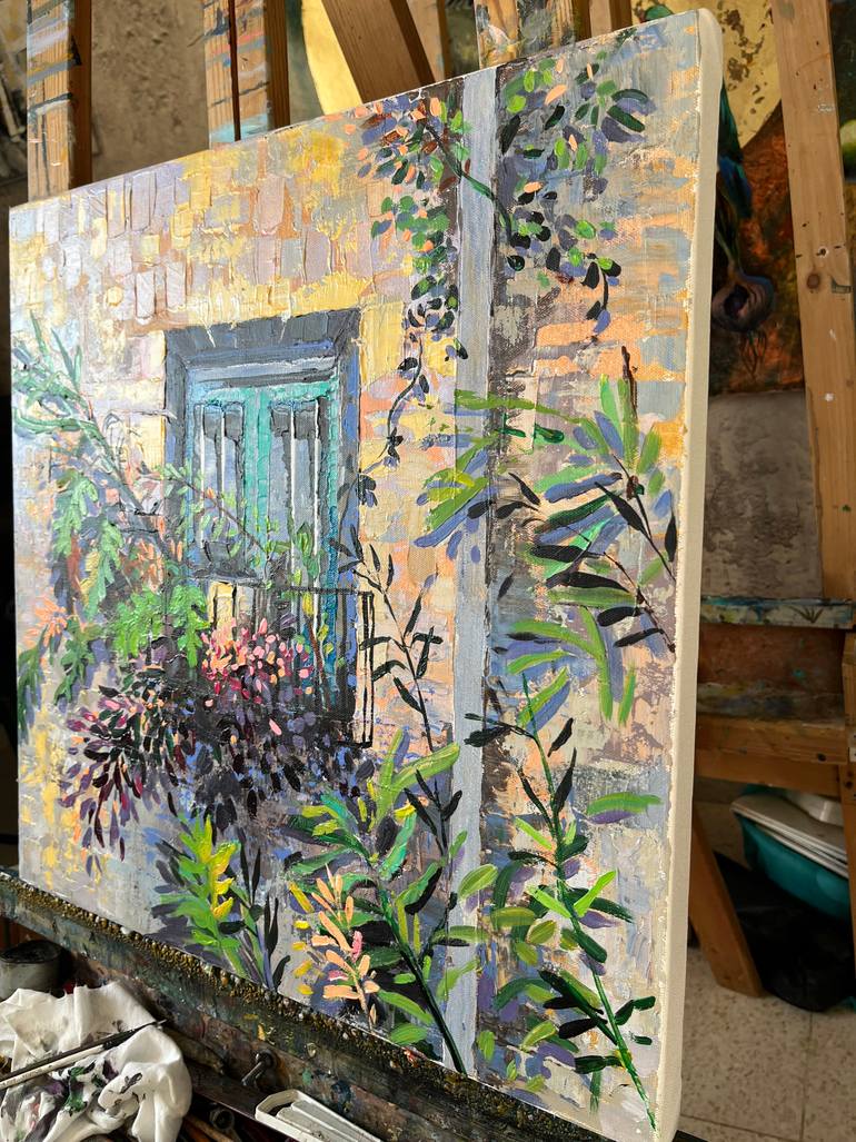 Original Impressionism Cities Painting by Maria Kireev