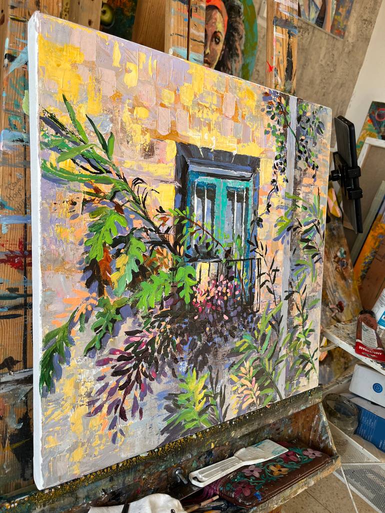 Original Impressionism Cities Painting by Maria Kireev