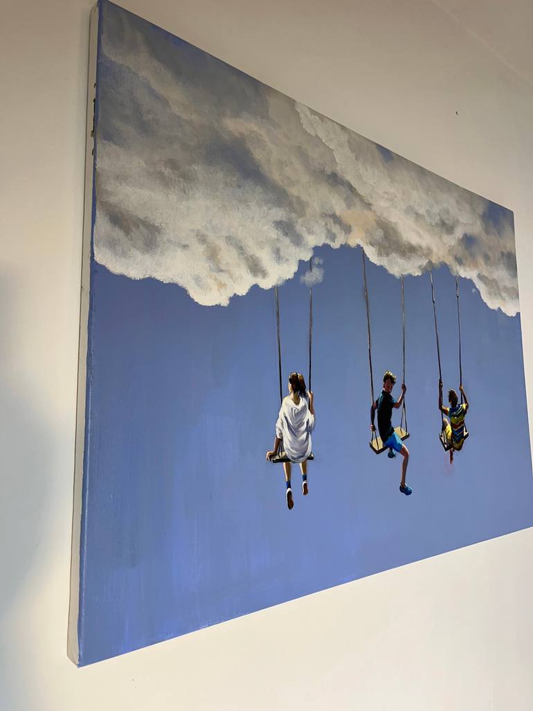 Original Conceptual Children Painting by Maria Kireev