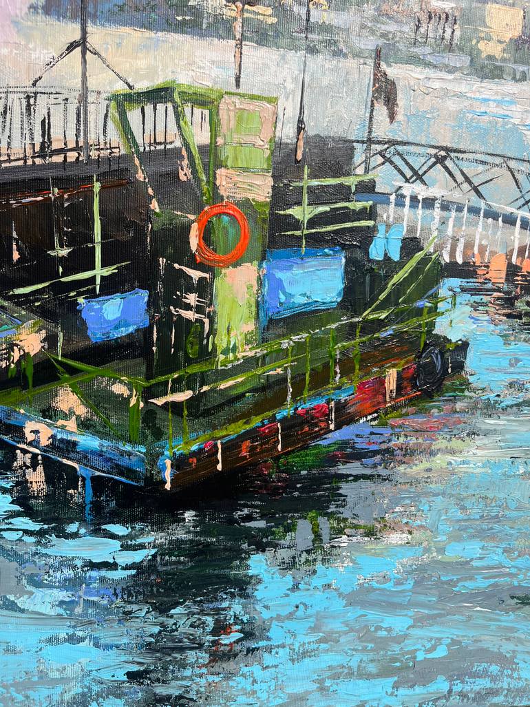 Original Impressionism Landscape Painting by Maria Kireev