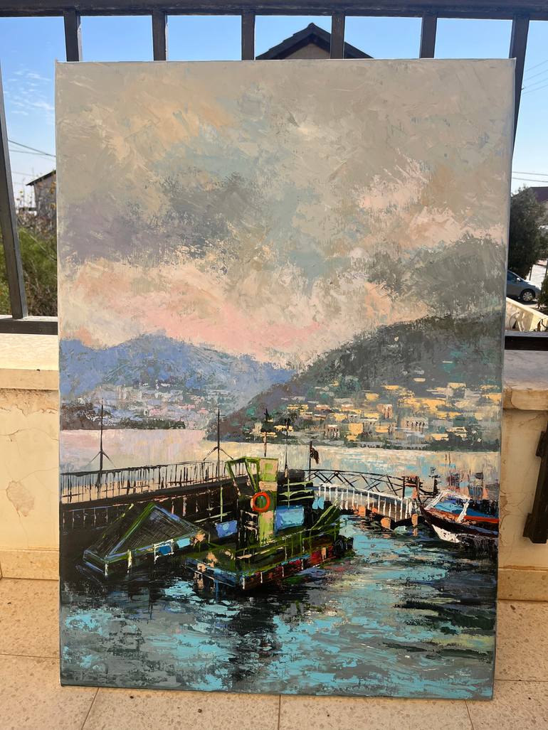 Original Impressionism Landscape Painting by Maria Kireev