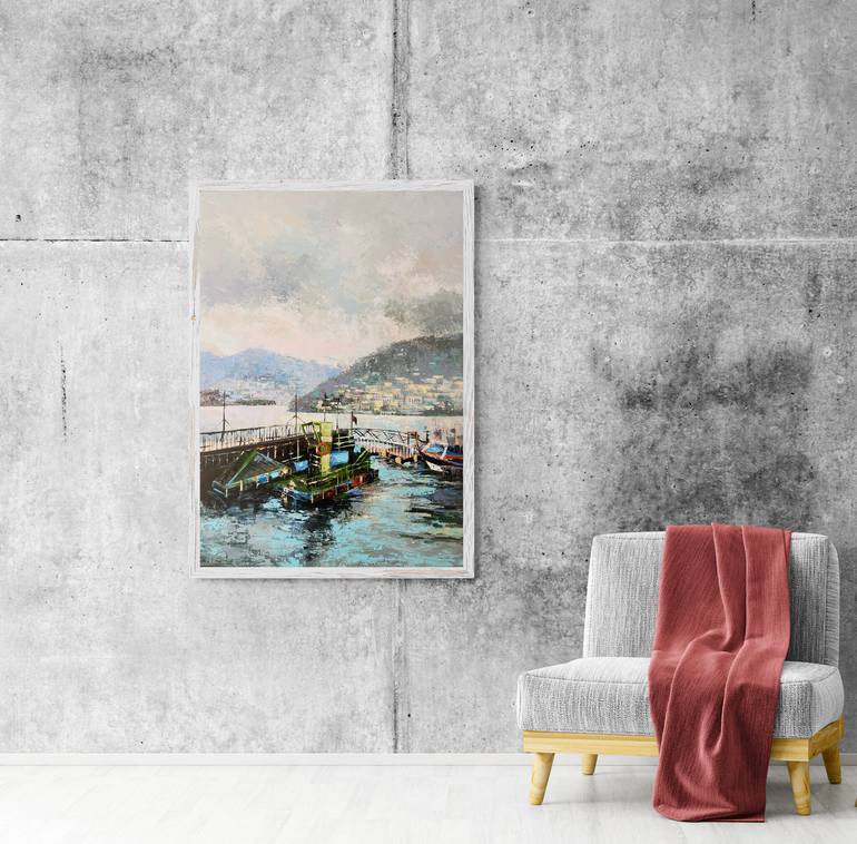 Original Impressionism Landscape Painting by Maria Kireev