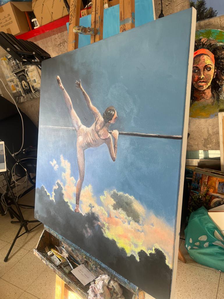 Original Figurative People Painting by Maria Kireev