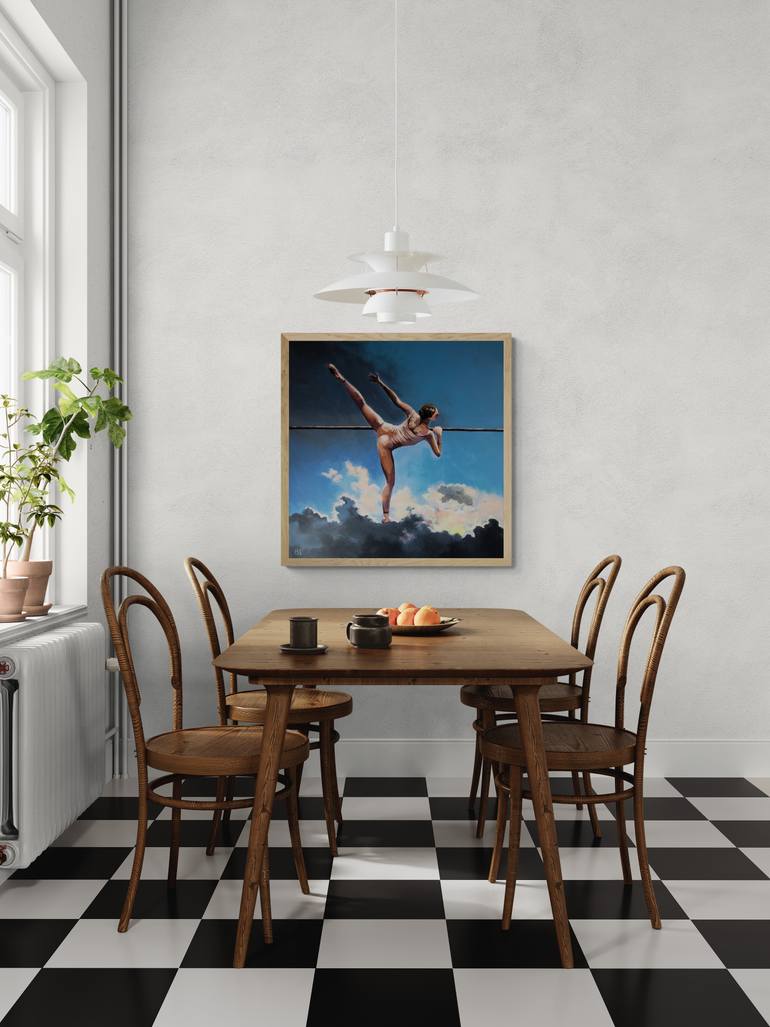 Original Figurative People Painting by Maria Kireev