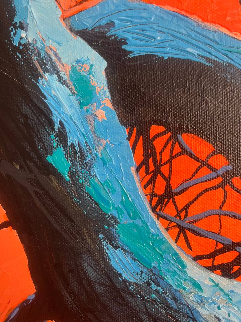 Original Expressionism Landscape Painting by Maria Kireev