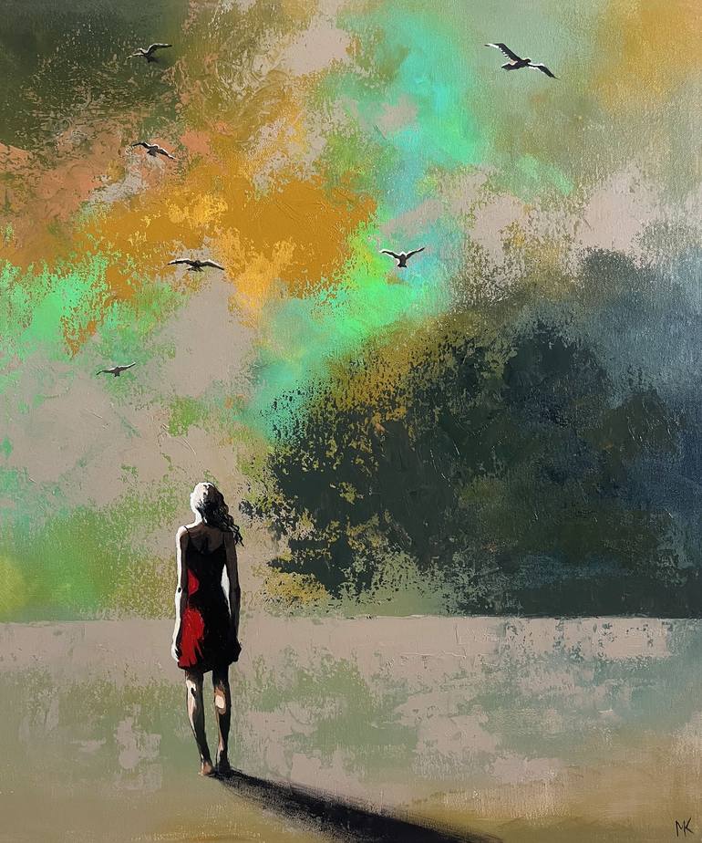 Print of Contemporary People Paintings by Maria Kireev