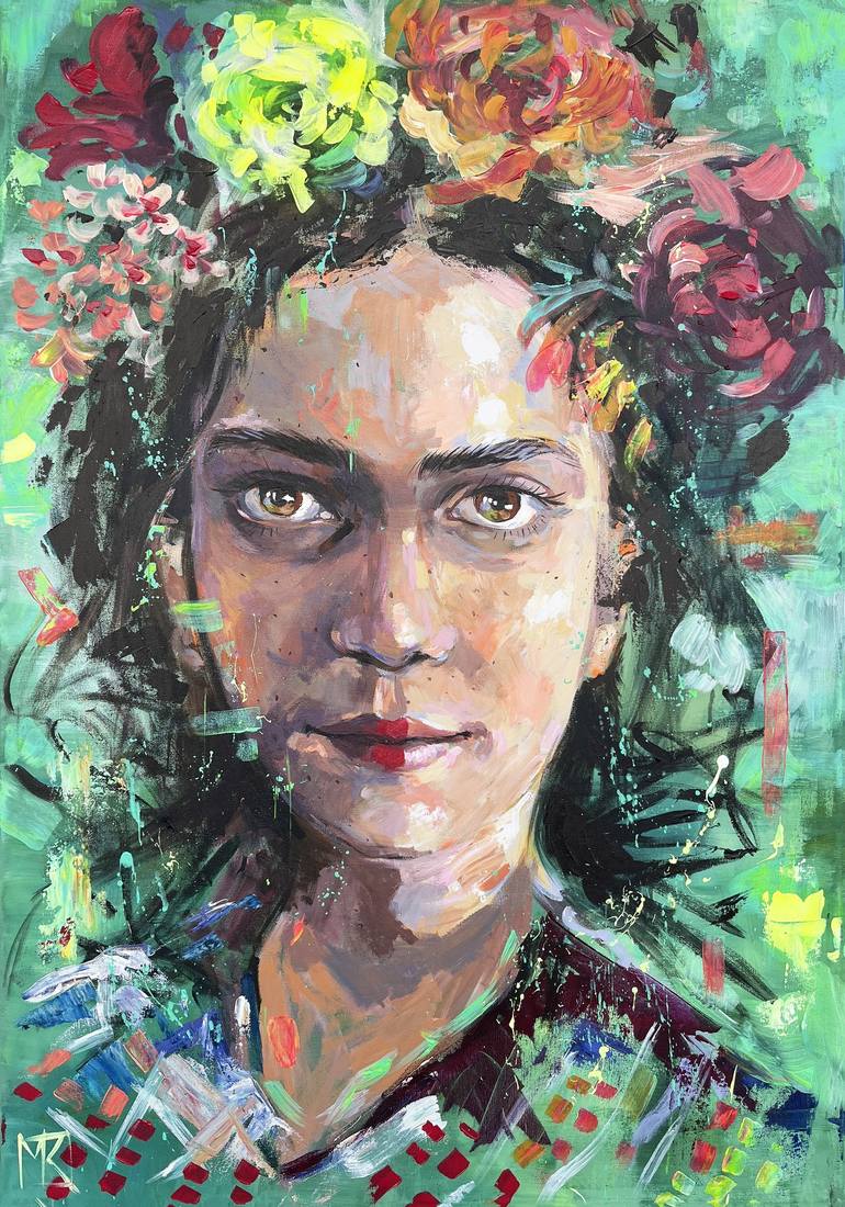 Print of Expressionism People Paintings by Maria Kireev