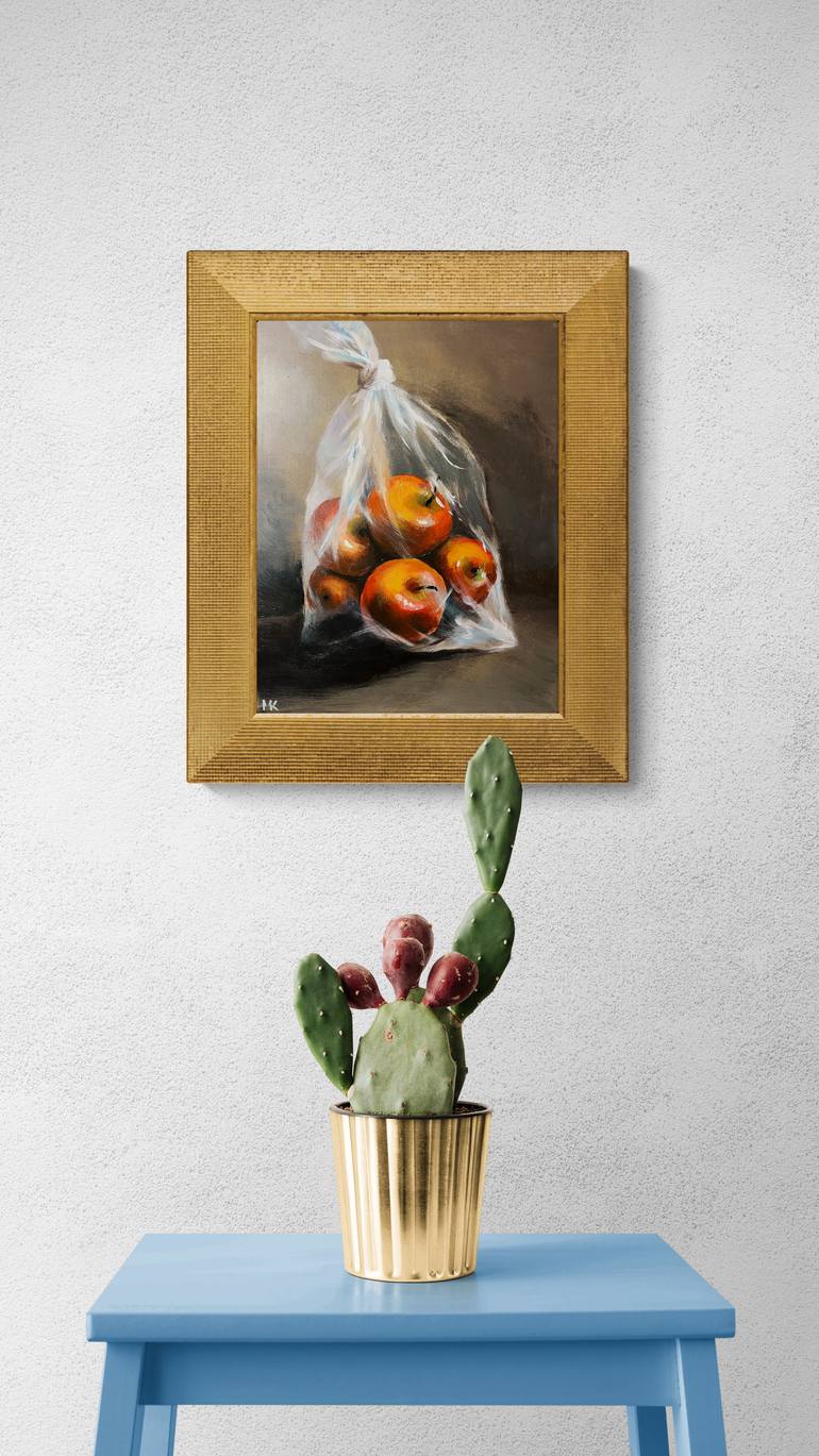 Original Impressionism Still Life Painting by Maria Kireev