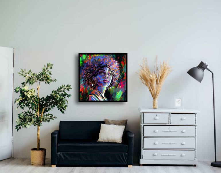 Original Expressionism People Mixed Media by Maria Kireev