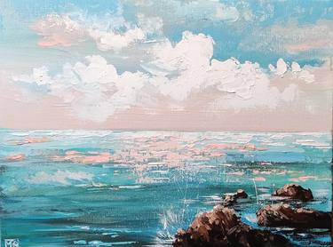 Original Impressionism Seascape Paintings by Maria Kireev
