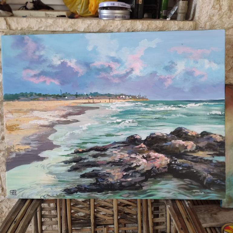 Original Seascape Painting by Maria Kireev