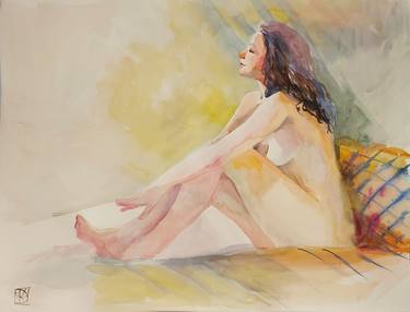 Print of Figurative Women Paintings by Maria Kireev